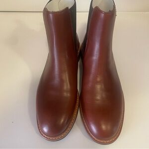 Nisolo Carmen Chelsea Boot 2.0, Brandy, Size 8.5